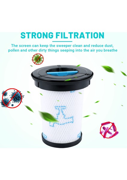 Rowenta Air Force Flex 760 RH9571 RH9590 Elektrikli Süpürge Aksesuarları Parçaları Için 2 Adet Yedek Filtre ZR009003 (Yurt Dışından) indirimleri