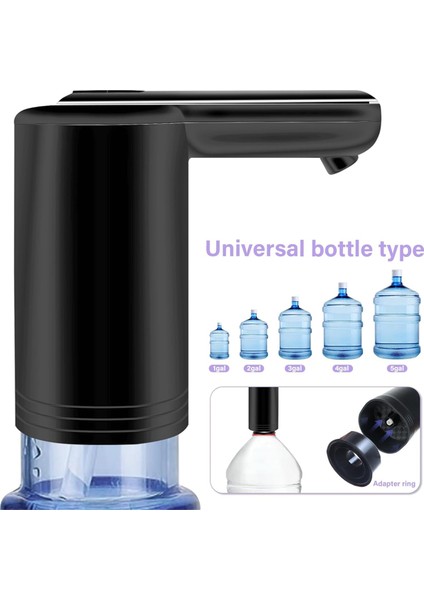 5 Galonluk Şişe Için Su Sebili, Evrensel 2 Motorlu Daha Hızlı Pompalayan Su Pompası, Taşınabilir USB Şarjı Beyaz (Yurt Dışından) fiyatları