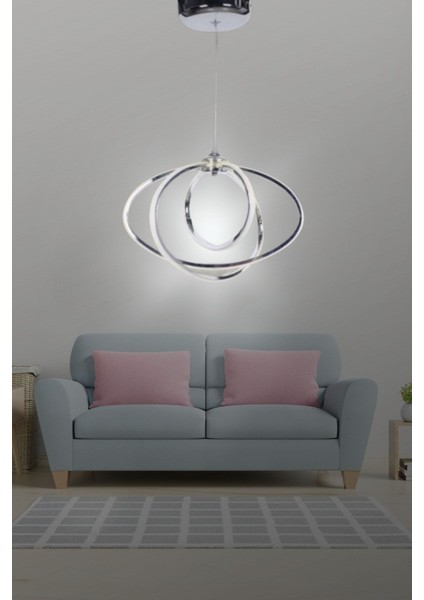 Evren 3lü Modern LED Avize - Yatak Odası - Mutfak - Salon - Oda - Hol