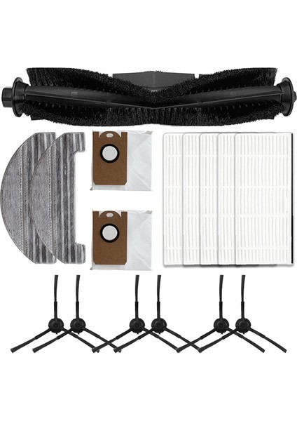 Yedek Parçalar Rulo Fırça Yan Fırçalar Hepa Filtre Proscenic M8PRO Robot Süpürge Aksesuarları Için Uyumlu (Yurt Dışından)