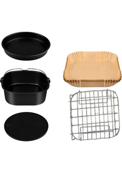 Gowise Phillips Cozyna ve Secura Için 8 Inç Hava Fritöz Aksesuarları, Fırın Ocakları Için Tüm Airfryer 5.3qt - 5.8qt'ye Uygun (Yurt Dışından)