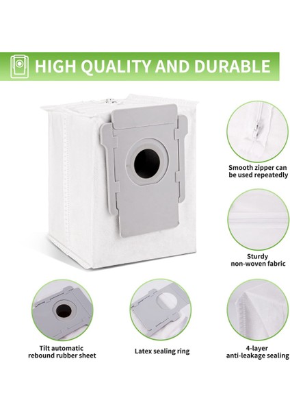 Yedek Parçalar Toz Torbası Için Uyumlu Irobot Roomba I3+ I7 I7+ I7PLUS S9 S9+ Robotlu Süpürge Aksesuarları (Yurt Dışından) modelleri