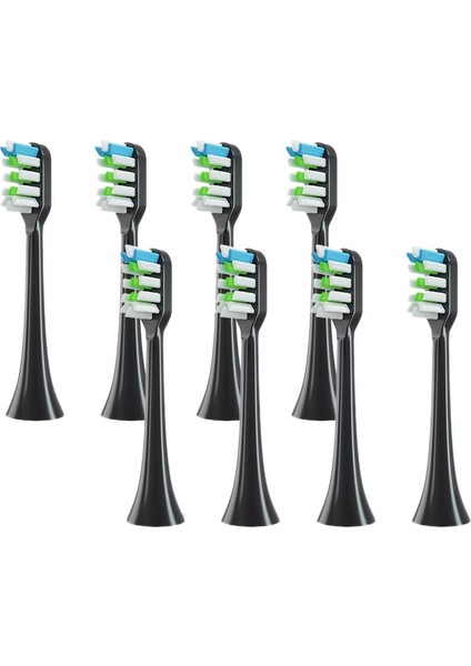 Adet Yedek Diş Fırçası Kafaları Xiaomi Soocas V1X3/X3U X1/x3/x5 Elektrikli Diş Fırçası Kafaları Siyah (Yurt Dışından)