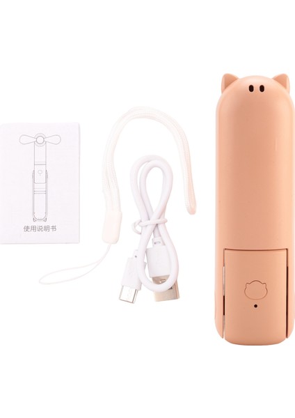 Taşınabilir Fan Mini El Fanı USB 1200 Mah Şarj El Küçük Cep Fanı ile Güç Bankası, Ananas Sarı (Yurt Dışından) fiyatları