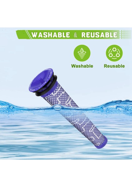 Dyson V6 V7 V8 DC62 DC61 DC58 DC59 DC74 Elektrikli Süpürge Filtresi Parçası 965661-01 Filtresi Için Yedek Filtreler (Yurt Dışından) fiyatları