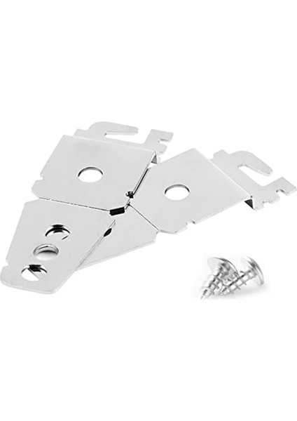 Whirlpool ve Kitchenaid Bulaşık Makineleri Için 4'lü Set Tezgahaltı Bulaşık Makinesi Üst Montaj Braketi Vidalı 8269145 (Yurt Dışından) fiyatları