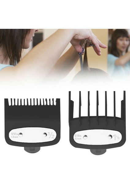 2 Adet Saç Kesme Sınırı Tarak Kılavuzu 1.5mm/4.5mm Boyutu Berber Wahl Için Yedek (Yurt Dışından) fırsatları