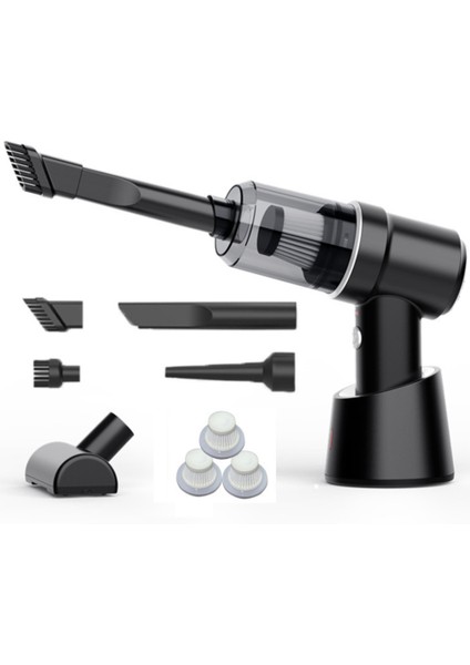 80000PA Araç Süpürgesi Kablosuz Şarjlı Basınçlı Hava El Tipi Yüksek Güç, Ev Ofis Arabası Için Hepa Filtreli -B (Yurt Dışından) fırsatları