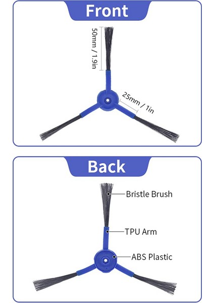 Yedek Parçalar Ana Fırça Yan Fırça Hepa Filtre Eufy L70 Robot Süpürge Aksesuarları Için Uyumlu (Yurt Dışından) fiyatları