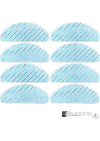 Yıkanabilir Paspas Pedleri Ecovacs Deebot T9 + T9 Aıvı T9 Aıvı + T9 Max T9 Güç Robotlu Süpürge Için Yedek, 8 Paket (Yurt Dışından)