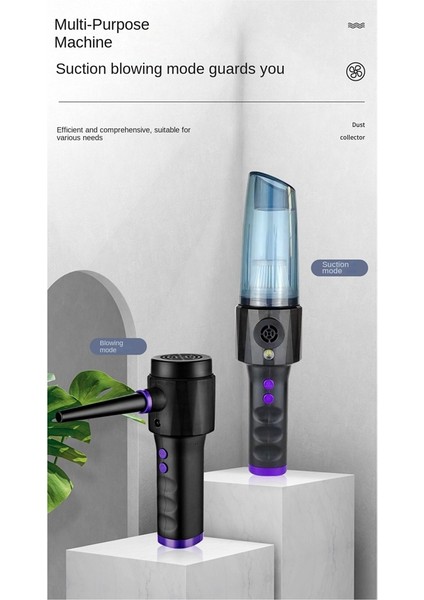 10000MAH USB Kablosuz Toz Üfleyici Yüksek Güçlü Saç Kurutma Makinesi Ev Bilgisayar Klavye Araba El Taşınabilir Toz Toplayıcı (Yurt Dışından) fırsatları