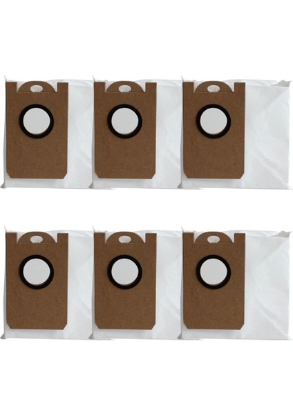 6 Adet Toz Torbası Proscenic M7MAX M7PRO M8 Pro /vıomı VXVC11/KYVOL Cybovac S31 /uoni V980 Plus/honiture Q6 Vakum Parçası (Yurt Dışından)