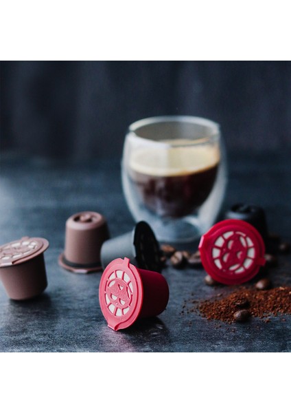 Nespresso Için 6 Adet Doldurulabilir Yeniden Kullanılabilir Kahve Kapsülü Kahve Filtreli Fincan Makinesi Kapsül Plastik Filtre, Siyah (Yurt Dışından) indirimleri