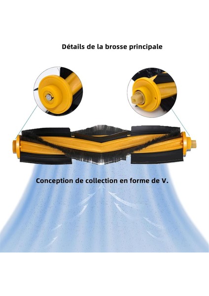 Ecovacs Deebot Ozmo 920 950 T9 T8 T8 Aıvı T8 Max N8 Serisi Robotlu Süpürge Için Aksesuar Kiti Değiştirme (Yurt Dışından) modelleri