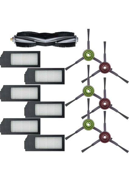 Ecovacs Deebot X1 Omni,x1 Turbo Robotlu Süpürge Ana Yan Fırçalar Hepa Filtreler Için Yedek Filtreler Aksesuarları (Yurt Dışından)