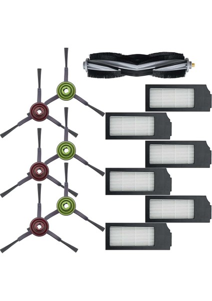Ecovacs Deebot X1 Omni,x1 Turbo Robotlu Süpürge Ana Yan Fırçalar Hepa Filtreler Için Yedek Filtreler Aksesuarları (Yurt Dışından) modelleri