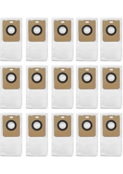 15 Adet Yedek Toz Torbaları Xiaomi Dreame Dreame Bot D10 Artı RLS3D Robotlu Süpürge Toz Torbaları Temizleme Çantası (Yurt Dışından)