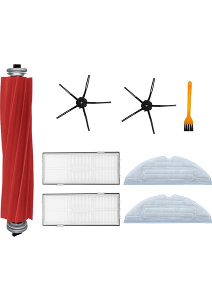Xiaomi Roborock S7 T7S T7PLUS Ana Yan Fırça Mops Bezler Hepa Filtre Elektrikli Süpürge Aksesuarları-B (Yurt Dışından)