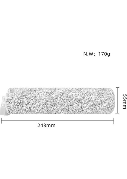 Xiaomi Mijia Shunzao H100 Pro Islak ve Kuru Elektrikli Süpürge Için 1 Adet Rulo Fırça Yedek Parçaları (Yurt Dışından) modelleri
