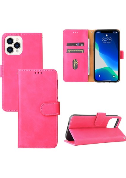 Apple iPhone 13 Için Kılıf Pro Max Tam Koruma Deri Folio Flip Case Kart (Yurt Dışından)
