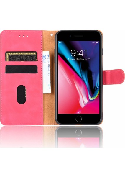 Apple iPhone 7/8/se 2020 Deri Folio Flip Case Tam Koruma Kartı (Yurt Dışından) indirimleri