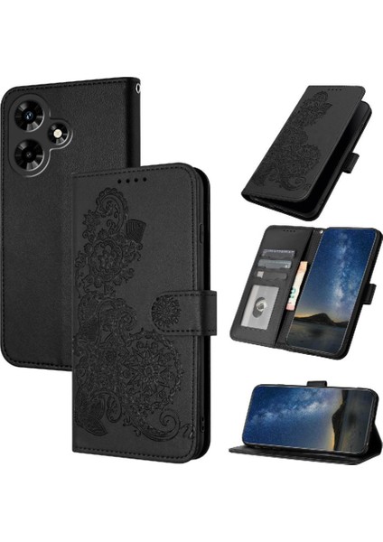 Infinix Sıcak 30 Pu Deri Manyetik Kapatma Flip Folio Kitap Için Kılıf (Yurt Dışından)