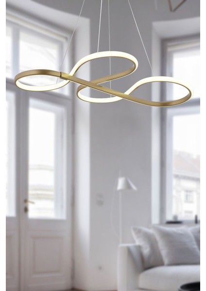 Trend Masculinus Eskitme Sarkıt LED Avize Beyaz Power Ledli Salon Mutfak Oda Hol Aydınlatma
