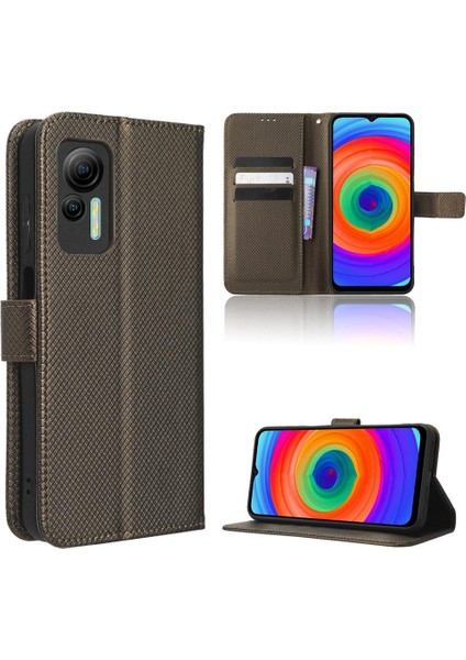 Ulefone Not 14 Için Kılıf Kapak Kart Tutucu Manyetik Cüzdan Kickstand (Yurt Dışından)