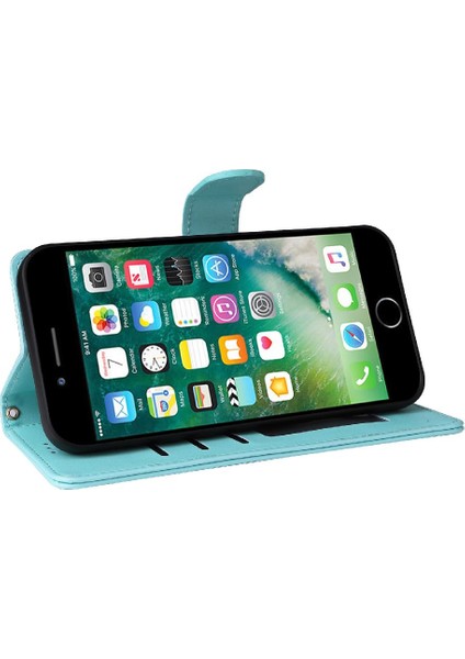 Apple iPhone 7 Için Flip Case Artı/8 Artı Deri Kılıf Cüzdan Kapak Kapak Basit (Yurt Dışından)