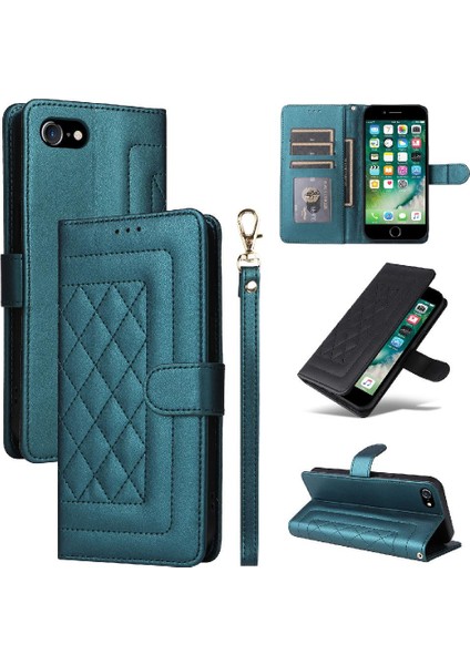 Apple iPhone 6 Için Flip Case Cüzdan Basit Iş Kapak Çevirin Deri Kılıf (Yurt Dışından)