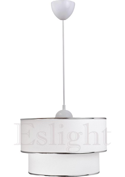 1 Sakız Modern Tekli Sarkıt Avize Beyaz ES-SK03 Beyaz Plastik 71-80 cm E27 Modern 30 x 46 Salon / O fırsatları