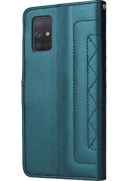 Samsung Galaxy A71 Için Flip Case Darbeye Basit Iş Cüzdan Kılıf (Yurt Dışından) indirimleri