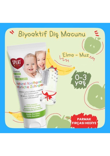 Splat Baby Diş Macunu + Parmak Diş Fırçası 40 ml