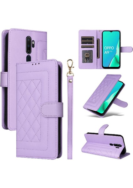 Oppo A9 Için Flip Case 2020/A5 2020 Darbeye Kapak Çevirin Deri Kılıf (Yurt Dışından)