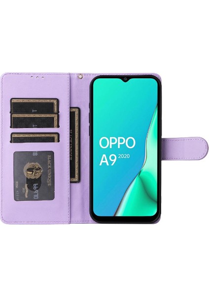 Oppo A9 Için Flip Case 2020/A5 2020 Darbeye Kapak Çevirin Deri Kılıf (Yurt Dışından)