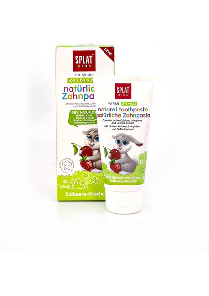 Kids Splat Jn Çilek-Kiraz Diş Macunu 50 ml