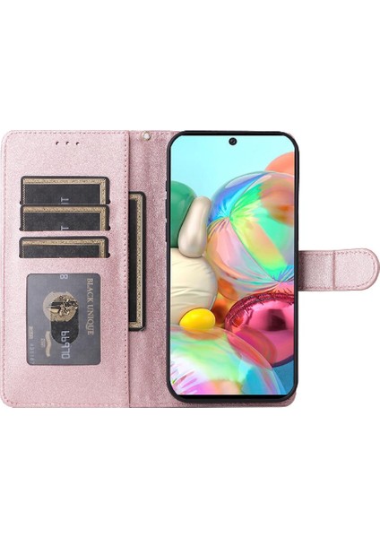 Samsung Galaxy A71 Için Flip Case Darbeye Basit Iş Cüzdan Kılıf (Yurt Dışından) fırsatları