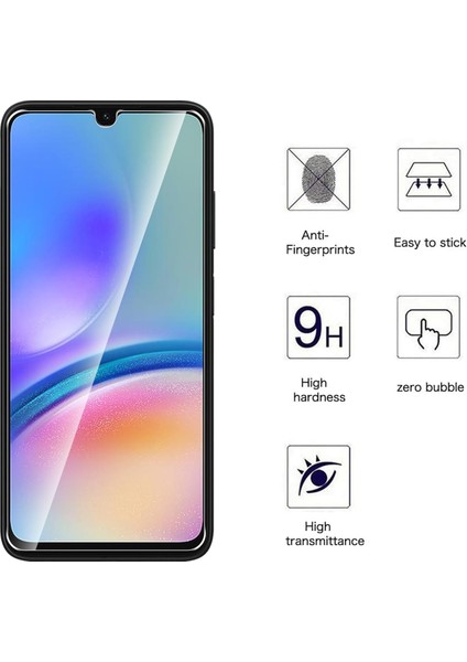 Samsung Galaxy A05S Temperli Cam Ekran Koruyucu 9h Ultra Koruma (3 Adet)