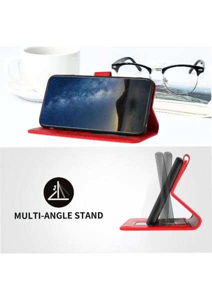 Kart Yuvası Standı Pu Deri Manyetik Kapatma ile Realme C30 Için Flip Case (Yurt Dışından) indirimleri