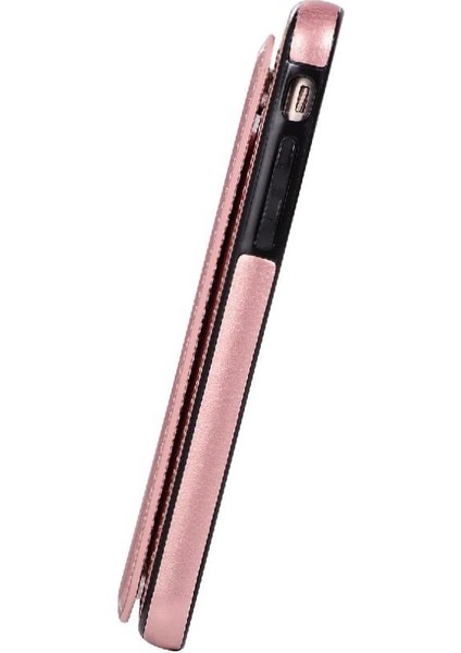 Cüzdan Kılıf Apple iPhone 7/8/kickstand Kickstand Kart Yuvaları Pu Deri Kart ile (Yurt Dışından)