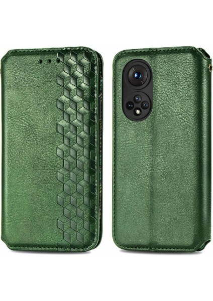 Huawei Onur Için Kılıf 50 Pro Moda Tasarım Deri Kılıf Kapak Çevirin (Yurt Dışından)