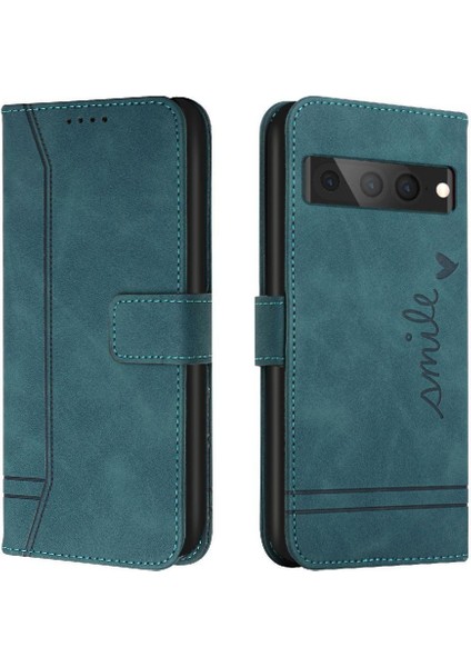 Google Piksel 7 Pro Flip Folio Cüzdan Için Telefon Kılıfı El Kayışı Manyetik Pu (Yurt Dışından)