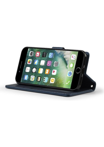 Apple iPhone 7/8 Için Flip Case Cüzdan Kılıf Bölünmüş Deri Cüzdan Telefon Kapak Pu 2 (Yurt Dışından)