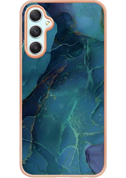 Samsung Galaxy A25 5g Darbeye Silikon Tampon Tpu Mermer ile Uyumlu (Yurt Dışından)