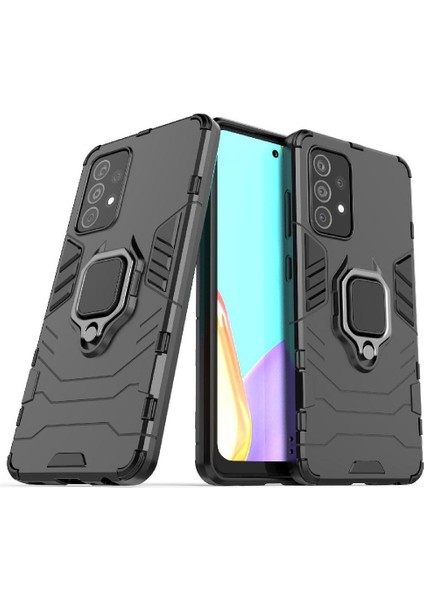 Samsung Galaxy Için Kılıf A52S 5g Darbeye Kapak 360 &deg; Dönen Halka Damla (Yurt Dışından)