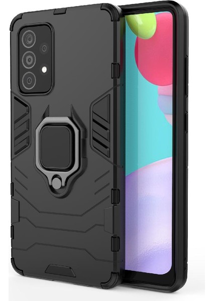 Samsung Galaxy Için Kılıf A52S 5g Darbeye Kapak 360 &deg; Dönen Halka Damla (Yurt Dışından)