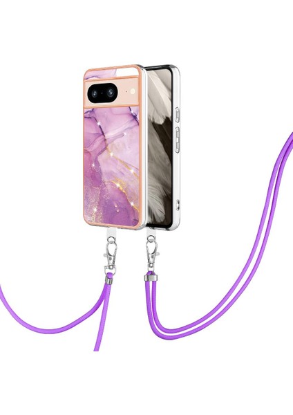 Google Piksel 8 Anti-Scratch Yumuşak Tampon Crossbody Kordon Askısı Için Kılıf (Yurt Dışından)