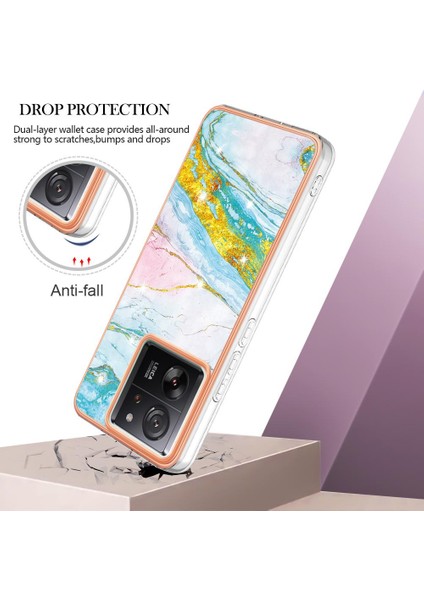 Xiaomi 13T/13T Pro Yumuşak Tampon Mermer Desen Ince Tpu Koruma (Yurt Dışından) fırsatları