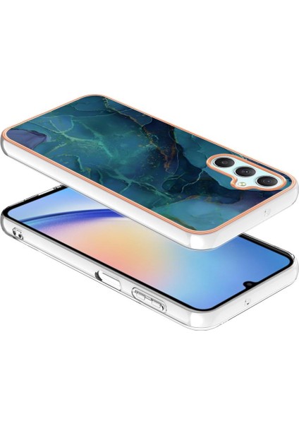 Samsung Galaxy A25 5g Darbeye Silikon Tampon Tpu Mermer ile Uyumlu (Yurt Dışından)