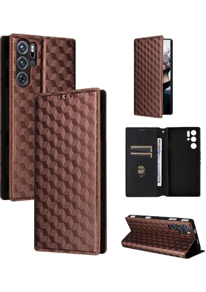 Nubia Kırmızı Sihirli 9 Pro Artı Kart Yuvaları Için Kılıf Tutucu Cüzdan Manyetik Pu (Yurt Dışından)